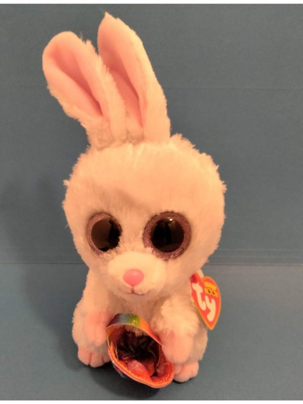 TY Beanie Boos Sunday Easter Bunny Rabbit Basket Toy  Super Soft Plush NWT 2021